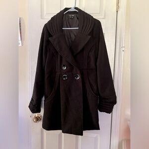 Chime XL black pea coat